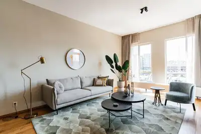 Image de Appartement moderne à Den Haag avec balcon