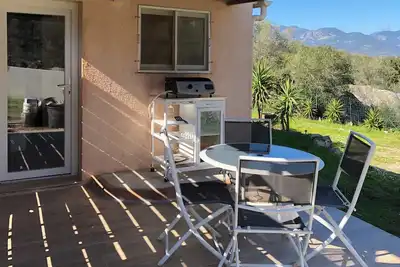 Image de A 5min de la plage de Santa Giulia, loue rez de villa pour 2 personnes, 3 pièces.