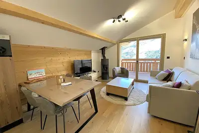 Image de Bel Appartement 43m² à Méribel Mottaret avec Parking et Wifi