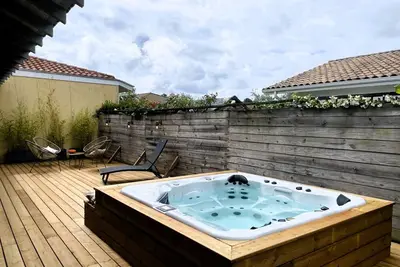 Image de Villa 6 pers avec spa et parking à Moliets