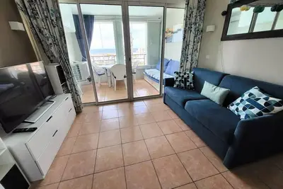 Image de Jolie T2 de 5 couchages a deux pas de la mer avec piscine incluse