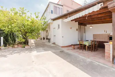 Image de Maison de vacances 'Dino' avec vue sur la mer, terrasse privée et climatisation