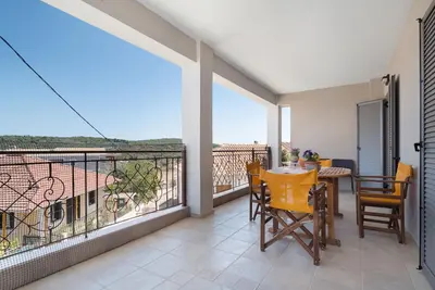 Image de Appartement 'Lakis 1' avec vue sur la mer, Wi-Fi et climatisation