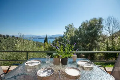 Image de Relaxing Corfu Escape at Agrili – Panoramic Views, Aircon, Parking