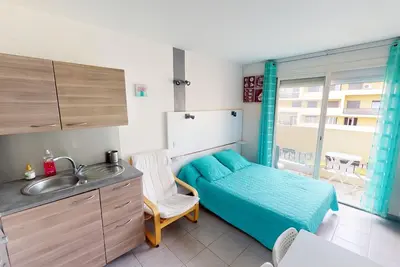 Image de Beau studio classé 2 * avec Balcon et Place Parking Privative proche Thermes