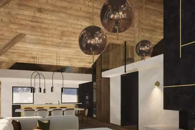 Image de Luxueux chalet neuf 450m² avec spa et parking à Argentière