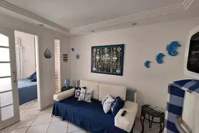 Image de Charming apartment with balcony, sea view. 2 minutes from the beach, pets allowed