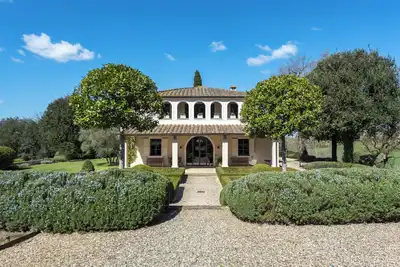 Image de Villa Bergamotti | Pool, view in Tuscany Hills