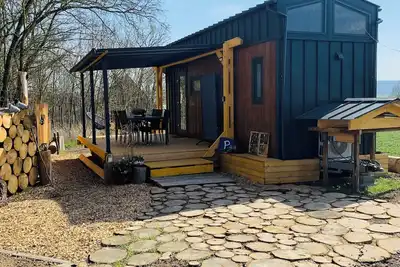 Image de Beautiful Tinyhouse \"Kleines GlĂĽck\" in the Franconian wine country