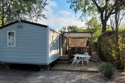 Image de Mobil home tout confort climatisé 3 ch à 5 mn de la plage et de la montagne