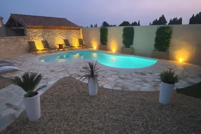 Image de Très beau mas provençal entièrement rénové - Piscine & Spa- Dentelles & Ventoux