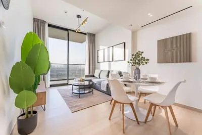 Image de Close Proximity to Leisure Areas and City View 1br, Binghatti Corner, Jumeirah Village Circle
