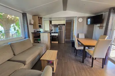 Image de Mobil Home 6 Pers. Camping 4* \"le Montourey\" Azur 99