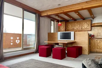 Image de Appartement lumineux Courchevel - 6 pers, 3 ch, parking, près des pistes