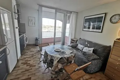 Image de Cap D Agde 2 pièces avec pk et terrasse vue lagon et port