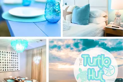 Image de Turtle Hut @ The Gulf! 1 min 2 Beach! Pickleball, Fire Pit, Family Favorite!