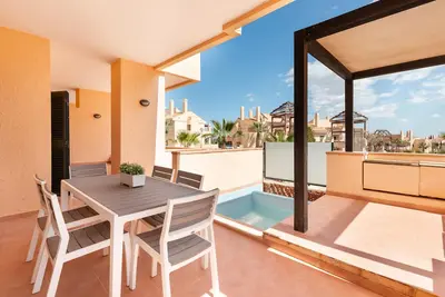 Image de Appartement 'Oasis Martinica 18 Bajo B' avec piscine partagée, Wi-Fi et climatisation