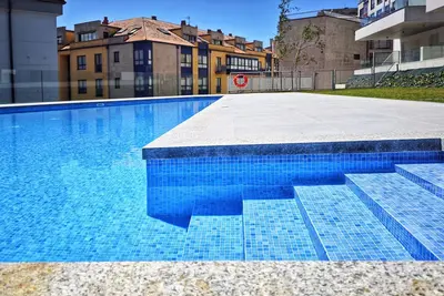 Image de Desconectaengalicia Apartment Zoo 2 with pool and sea views 150m from Silgar