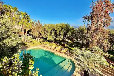 Image de Maison de campagne 5 chambres piscine chauffée 25 minutes  de  Marrakech!