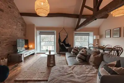 Image de de Luxe-Appartement-Salle de bain privée extérieure-Vue sur la campagne-Roger. . .