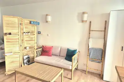 Image de Soleil Marin, appartement climatisé à Gruissan Village tout près de l'étang