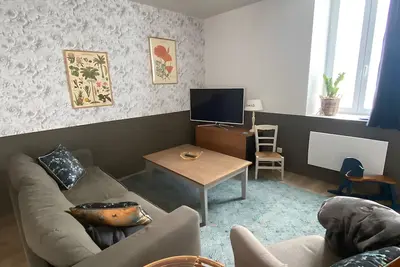 Image de Maison de vacances 'Katel Chez Elle - Maison 5 Pers' avec terrasse privée, jardin privé et Wi-Fi