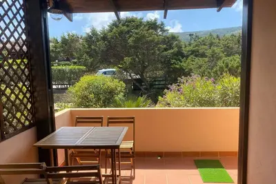 Stintino: house with sea view, garden, Wi-Fi, air conditioning and mosquito nets