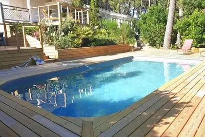 Image de Superbe villa avec piscine chauffée entre Bassin et Océan