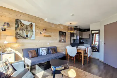 Image de Appartement 2 pièces skis aux pieds avec piscine et spa