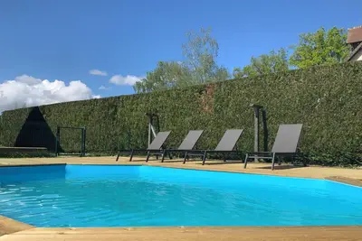 Image de Chambord piscine chauffée gîte des Grotteaux