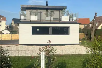 Image de Maison avec toit terrasse proche de la plage