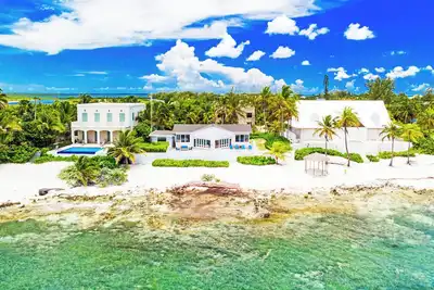 2 private beachfront villas side by side, 5 bedrooms, Rum Point, Grand Cayman!