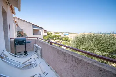Image de Appartement 'Sull'acqua' avec vue sur la mer, terrasse privée et balcon