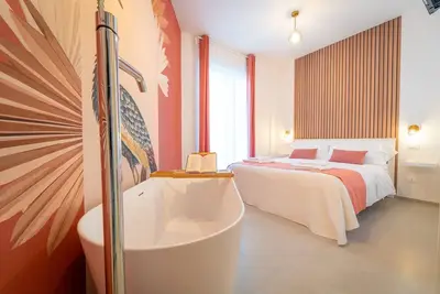 Image de Chambre 'Volutta' avec terrasse partagée, Wi-Fi et climatisation