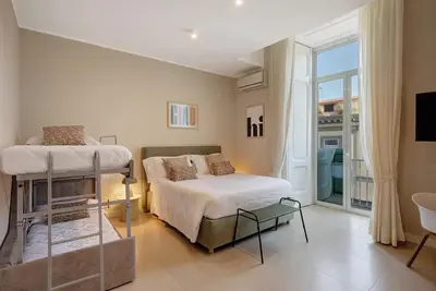 Image de Chambre 'Family Vista Citta' avec balcon, Wi-Fi et climatisation