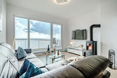 Image de Appartement 'Kleine Auszeit By Seeblick' avec vue sur la mer, jardin partagé et Wi-Fi