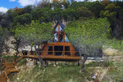 Image de A-Frame with Heated Mini-Pool, Stunning Views