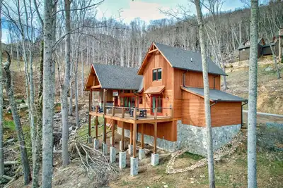 Image de Llama Creek Cabin at Eagles Nest - Village, Indoor/Outdoor fireplaces