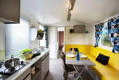 Image de Mobil-home 25 m2 / 2chambres - Terrasse couverte Tv 5 personnes