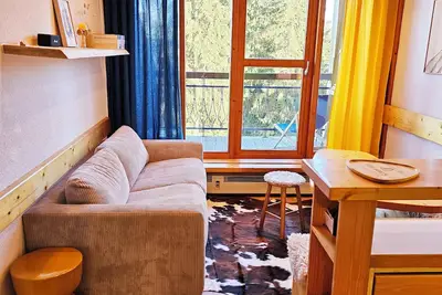 Image de Bel appartement Perriand rénové situé au pied des pistes