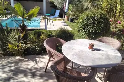 Image de Maison au calme avec piscine Ă Anduze aux pieds des Cevennes