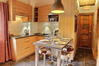Image de Appartement face aux pistes, 2 chambres, mezzanine grand lit