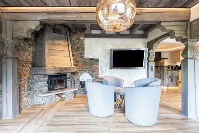 Image de Chalet \"Camillou\" avec vue sur les montagnes, terrasse privée et Wi-Fi