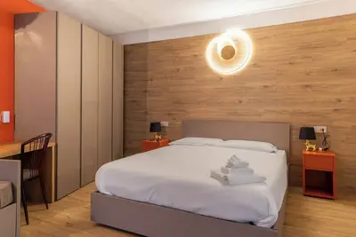 Image de Maison de vacances 'Rosso' avec vue sur les montagnes, Wi-Fi et climatisation