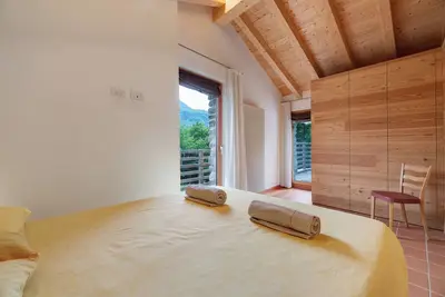 Image de Maison de vacances 'Bel Sass' avec vue sur les montagnes, terrasse privée et Wi-Fi