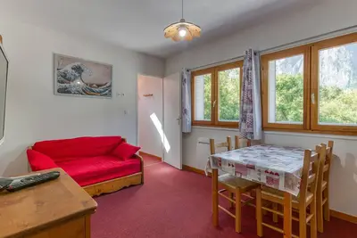Image de Appartement 'B2 Ours Blanc' avec vue sur les montagnes, jardin partagé et Wi-Fi