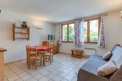 Image de Appartement 'A4 Lapin' avec vue sur les montagnes, jardin partagé et Wi-Fi