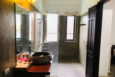 3-bedroom spacious villa in charming Hoi An near An Bang Beach with WiFi, Ac