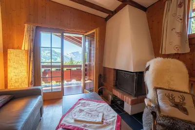 Image de L'appartement est situé à la Barboleuse à 150m. env. de la piste de ski Croix-de-Chaux - Gryon relia