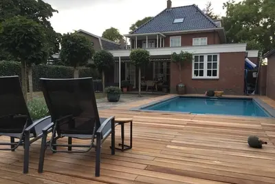 exclusive villa with swimming pool.